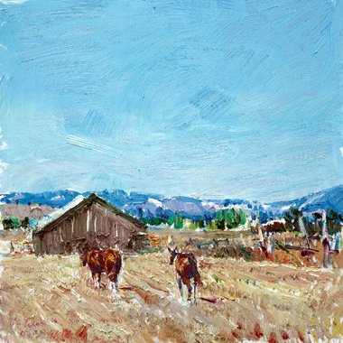 Horse Stable by Zhan Beixin