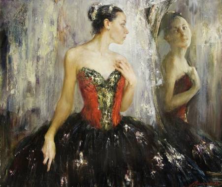 In front of the mirror by Anna Vinagradoa