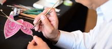 Chinese Artist Made Kites on the Spot