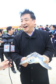 放生海龟