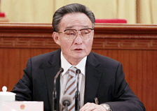 吴邦国主持十一届全国人大五次会议预备会议