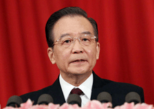 温家宝作政府工作报告